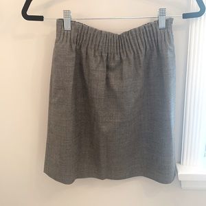 NEVER WORN JCREW GRAY DRESS SKIRT